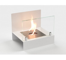 Биокамин настольный Lux Fire "Афиша" М (белый)