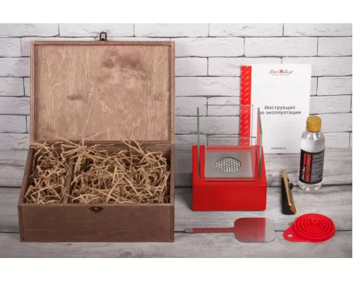 Подарочный набор SteelHeat PREMIUM BOX GLORIA красный + деревянная коробка + стартовый комплект Подарочный набор SteelHeat PREMIUM BOX GLORIA красный + деревянная коробка + стартовый комплект